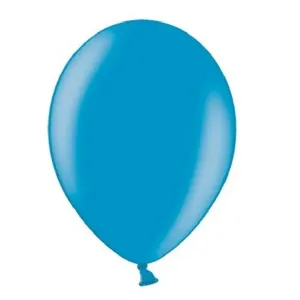 Balóniky latexové metalické karibsky modré 12 cm 100 ks