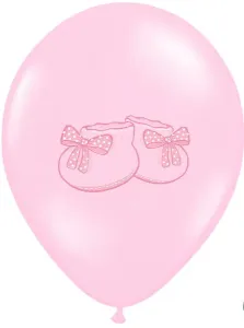 PartyDeco Balónik - ružové topánočky