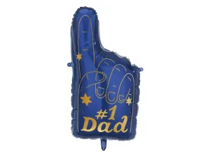PartyDeco Fóliový balón Deň Otcov - #1 Dad