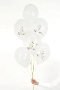 PartyDeco Pastelové balóny - Holuby 6 ks
