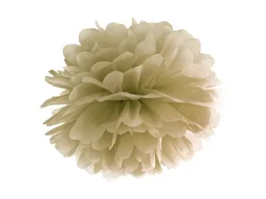 PartyDeco Pompom v tvare zlatého kvetu 35 cm