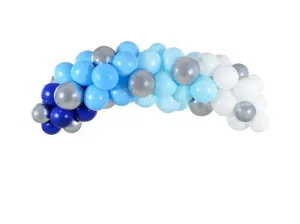 GBN4 Party Deco Kompletná balónová výzdoba - Modrá, 200cm, 61ks