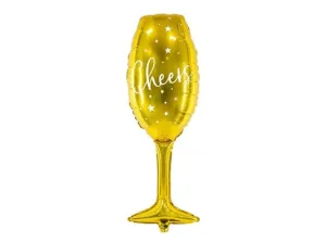 Fóliový balón Pohár na šampanské - šampanské 