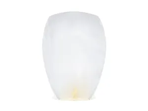 PartyDeco Lietajúci lampión - biely 37 x 53 x 95cm