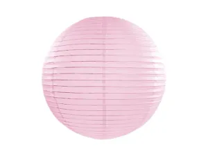 PartyDeco Okrúhly papierový lampión - ružový 25 cm