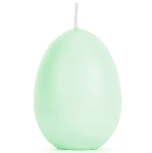 Sviečka Vajíčko svetlo zelené, 10 cm (1 ks)