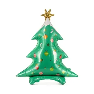 BALÓNIK fóliový Vianočný stromček samo stojaci 78 x 94 cm