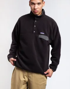 Patagonia Synchilla Snap-T Pullover Black w/Forge Grey L