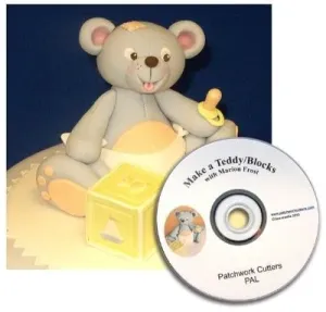 Patchwork vykrajovač Teddy + DVD - Patchwork Cutters