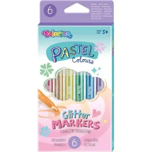 PATIO - Colorino pastelové fixky s brokátom