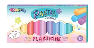 PATIO - Colorino pastelová plastelína 12 farieb