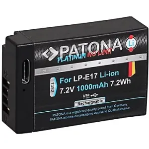 PATONA batéria pre Canon LP-E17 1000mAh Li-Ion Platinum USB-C nabíjanie