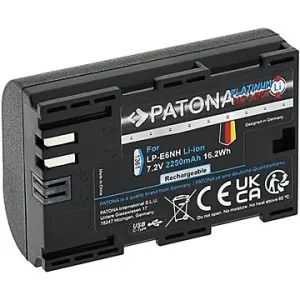 PATONA batéria pre Canon LP-E6NH 2250mAh Li-Ion Platinum USB-C nabíjanie