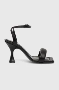 Kožené sandále Patrizia Pepe čierna farba, 8X0044 L048 K103 #6854087