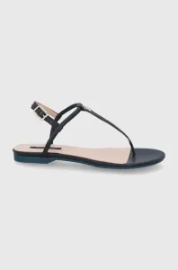 Kožené sandále Patrizia Pepe dámske, čierna farba #7006988