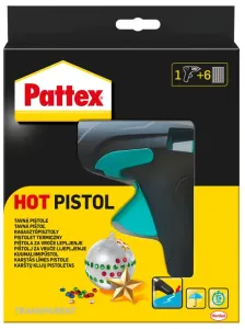 PATTEX Tavná pištoľ 1 ks + 6 ks tavných tyčiniek #4380121