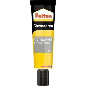 PATTEX CHEMOPRÉN TRANSPARENT - Lepidlo na lepenie transparentných materiálov transparentny 50 ml