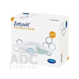 Zetuvit Plus Silicone Border kompres sterilný (10x10 cm) 1x10 ks