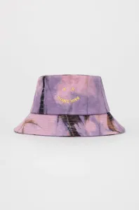 Bavlnený klobúk Paul Smith fialová farba, bavlnený