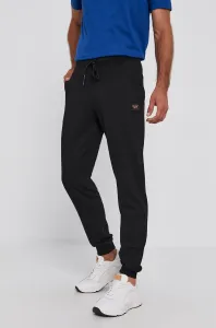 Nohavice Paul&Shark pánske, čierna farba, jednofarebné
