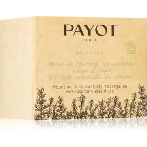 PAYOT Herbier Nourishing Face And Body Massage Bar 50 g telový krém pre ženy výživa a regenerácia pleti
