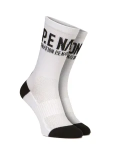 Ponožky P.E Nation dámske, biela farba