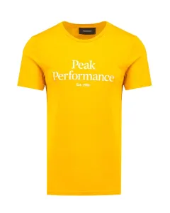Tričko Peak Performance M Original Tee Žltá L