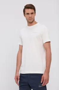 Bavlnené tričko Peak Performance biela farba, jednofarebné #179539