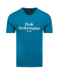 Tričko Peak Performance M Original Tee Modrá M