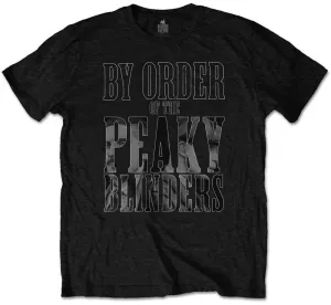 Peaky Blinders Tričko By Order Infill Black L