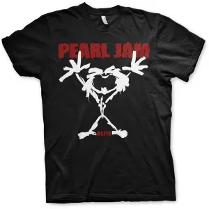 Pearl Jam tričko Stickman Čierna M