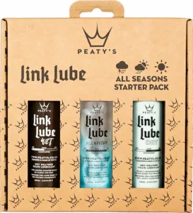 Peaty's Linklube All Seasons Starter Pack 3x60 ml Cyklo-čistenie a údržba