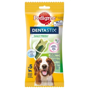 Pedigree Dentastix Fresh - 5 ks pre stredne veľkých psov (10 – 25 kg)