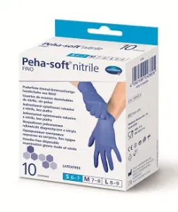 Peha-soft Nitrilové bez latexové rukavice 10 ks S