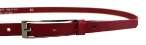 Penny Belts Dámsky kožený opasok 15-1-93 red 105 cm