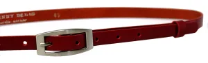 Penny Belts Dámsky kožený opasok 15-2-93 red 85 cm