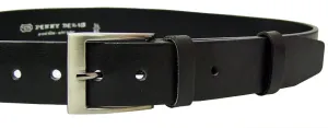 Penny Belts Pánsky kožený opasok 22-60 black 100 cm