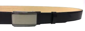 Penny Belts Pánsky kožený spoločenský opasok 35-020-A11 black 100 cm