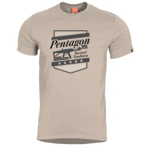 Pánske tričko PENTAGON® ACR - khaki (Farba: Khaki, Veľkosť: L)