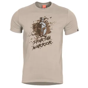 Pánske tričko PENTAGON® Spartan Warrior - khaki (Farba: Khaki, Veľkosť: 4XL) #2372432