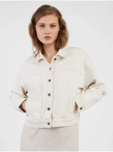 Pepe Jeans Foxy Cream Women's Denim Jacket - Women's #8284636