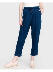 Nohavice pre ženy Pepe Jeans - modrá #1063670