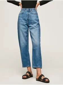 Straight fit pre ženy Pepe Jeans - modrá #4600972