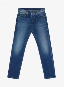 Dark Blue Men's Slim Fit Jeans Jeans Cane Jeans - Men