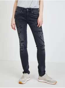 Dark Grey Womens Slim Fit Jeans Jeans - Women #689642