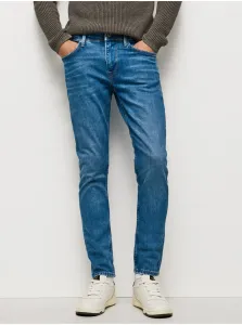 Blue Men's Slim Fit Jeans Jeans Finsbury Jeans - Men #653059