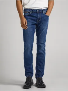 Modré pánske slim fit džínsy Pepe Jeans Finsbury #6900574