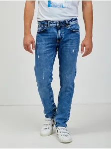 Modré pánske straight fit Pepe Jeans Hatch #594338