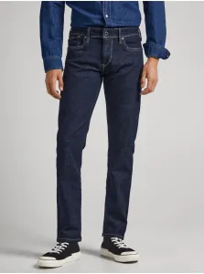 Tmavomodré pánske slim fit džínsy Pepe Jeans Hatch #7168249