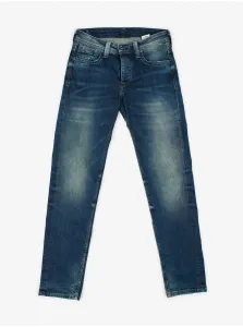 Dark blue men straight fit jeans Pepe Jeans Kingston - Men #668131